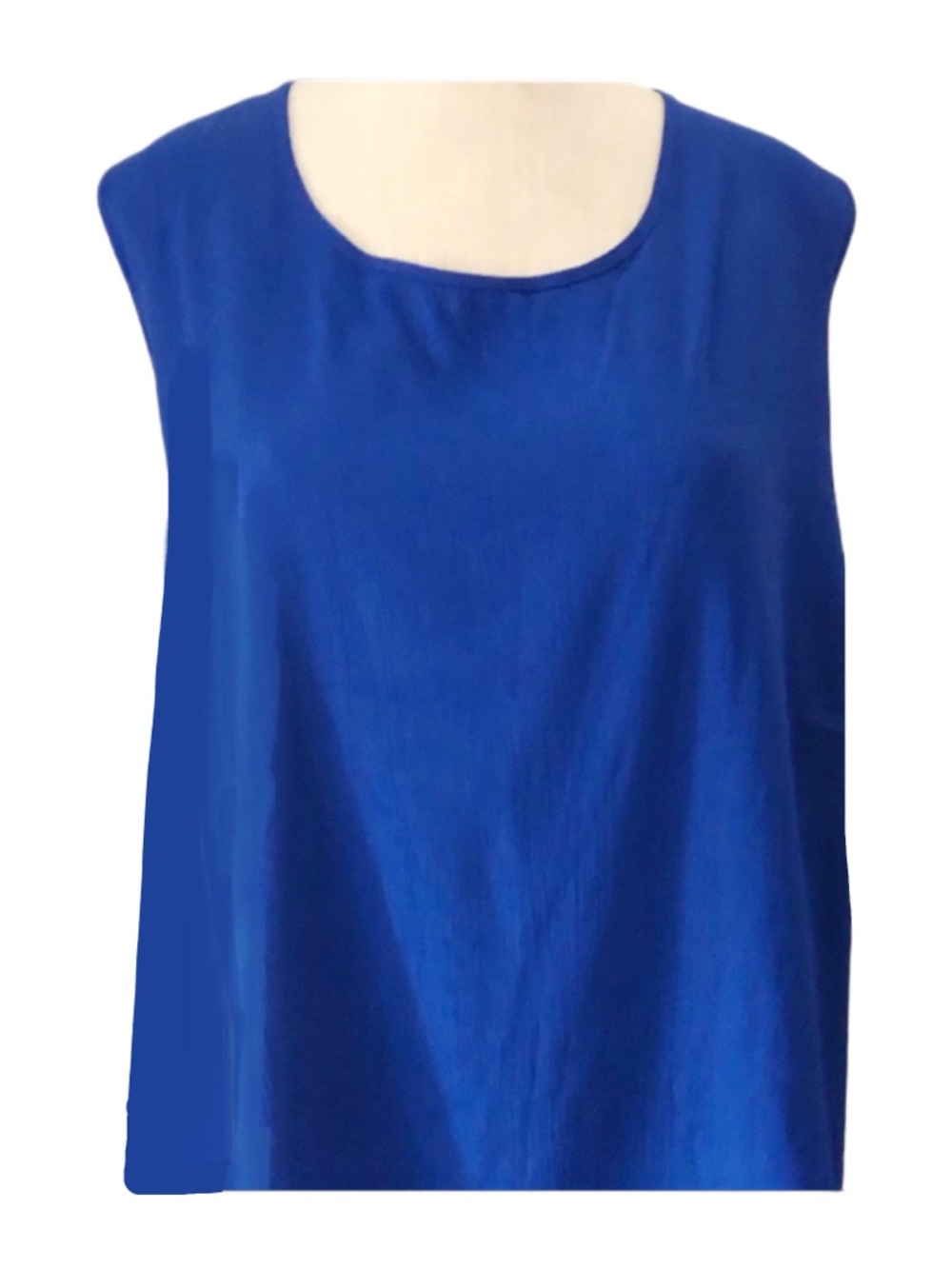Royal Blue 3X Plus Sleeveless Shell